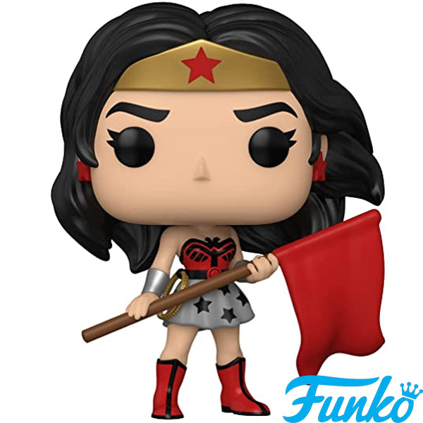 Funko POP #392 DC Wonder Woman 80th Anniversary Red Son Figure